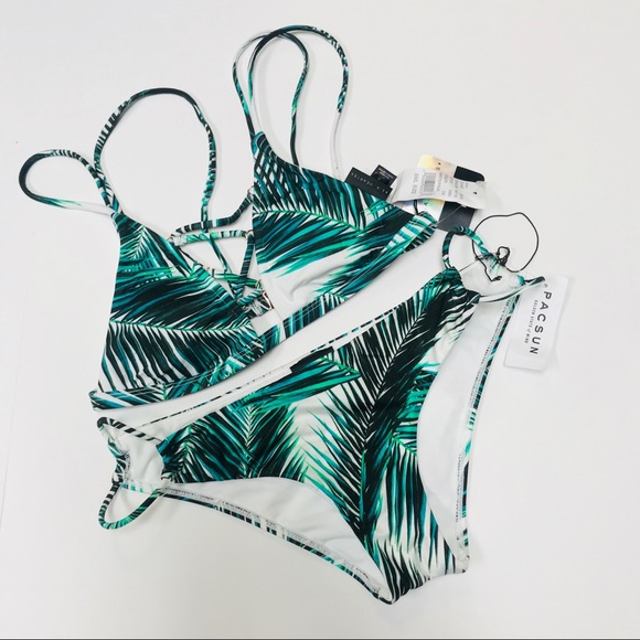 Tropical Palm Tree Bikini - Picture 2 of 2